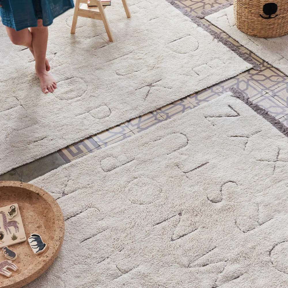 RugCycled ABC Washable Rug
