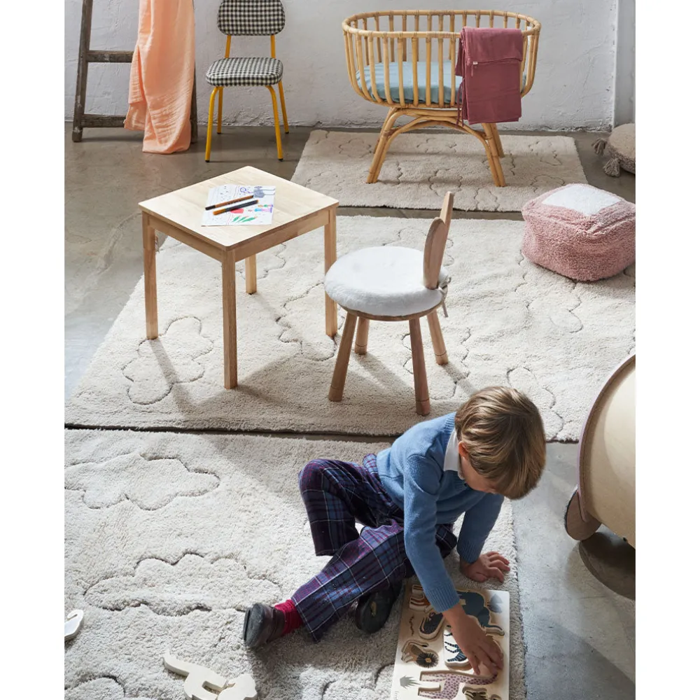 RugCycled Clouds Washable Rug