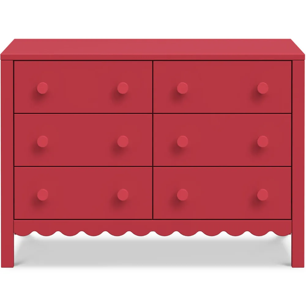 Sammy Scallop 6-Drawer Dresser