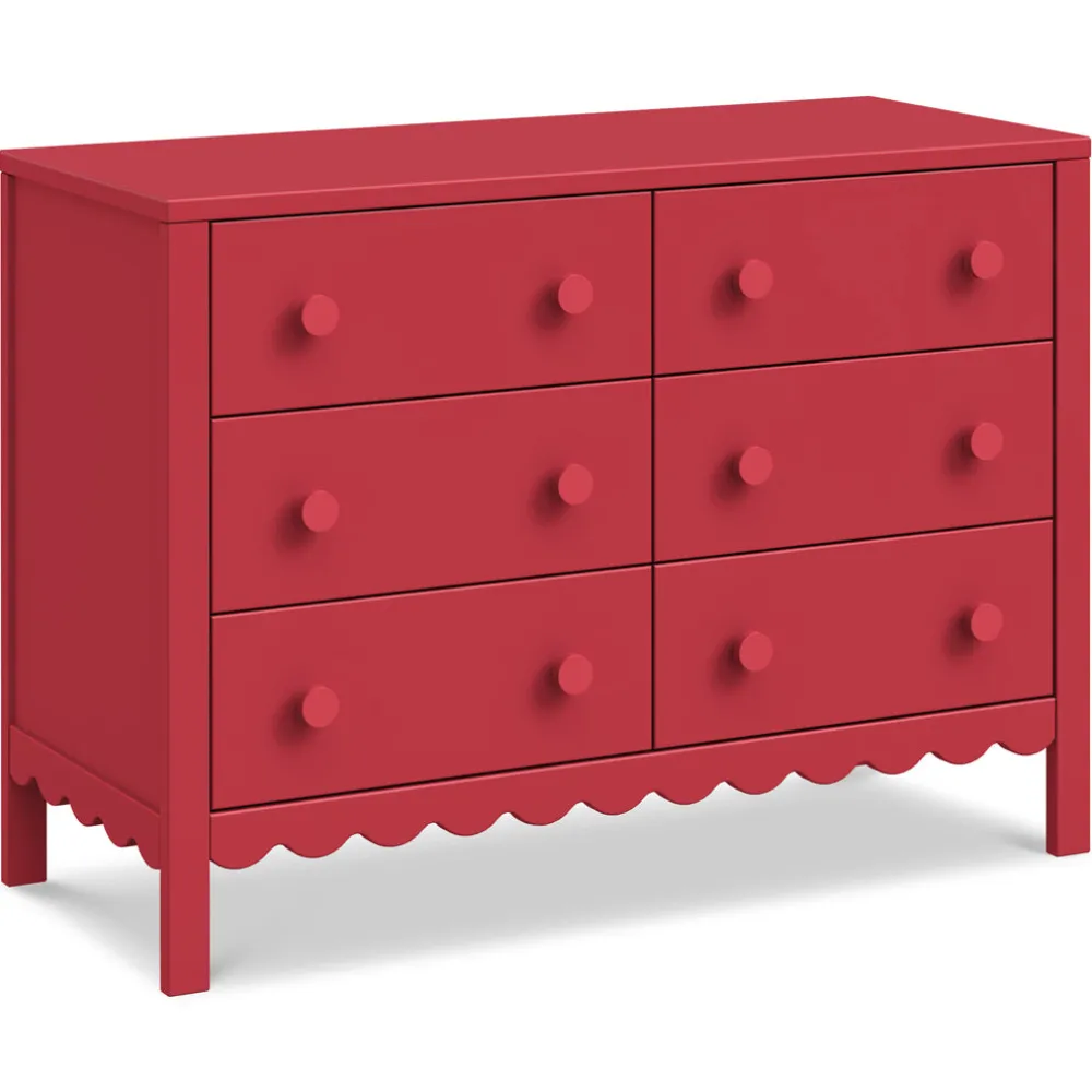 Sammy Scallop 6-Drawer Dresser