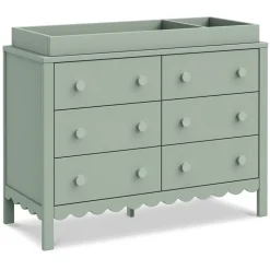 Sammy Scallop 6-Drawer Dresser