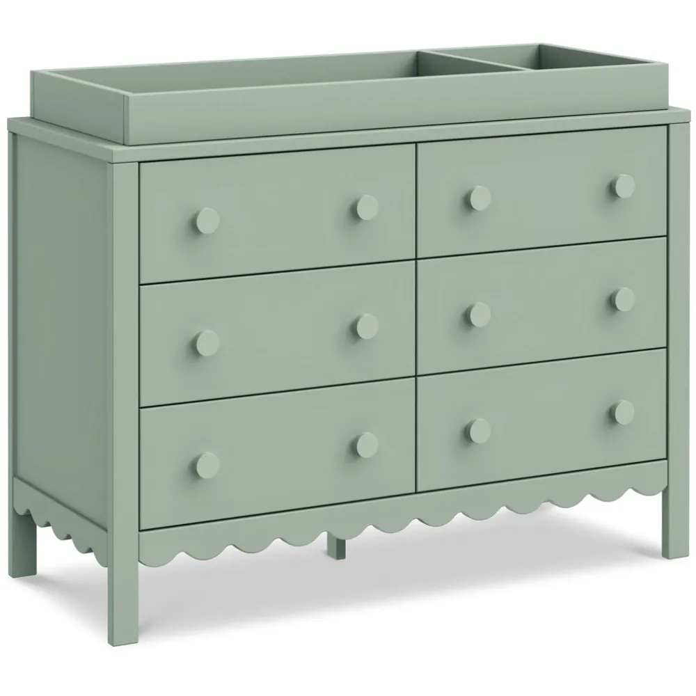 Sammy Scallop 6-Drawer Dresser