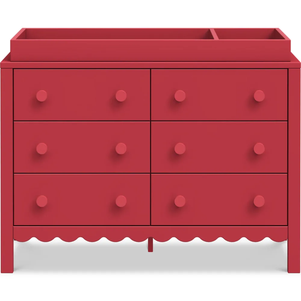 Sammy Scallop 6-Drawer Dresser