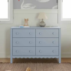 Sammy Scallop 6-Drawer Dresser