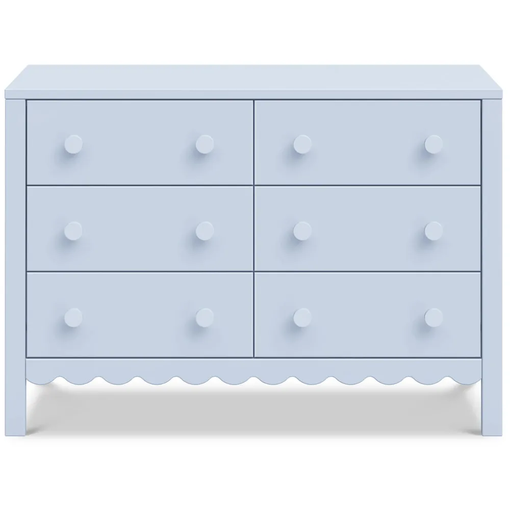 Sammy Scallop 6-Drawer Dresser