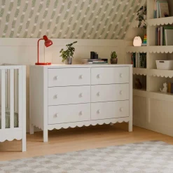 Sammy Scallop 6-Drawer Dresser