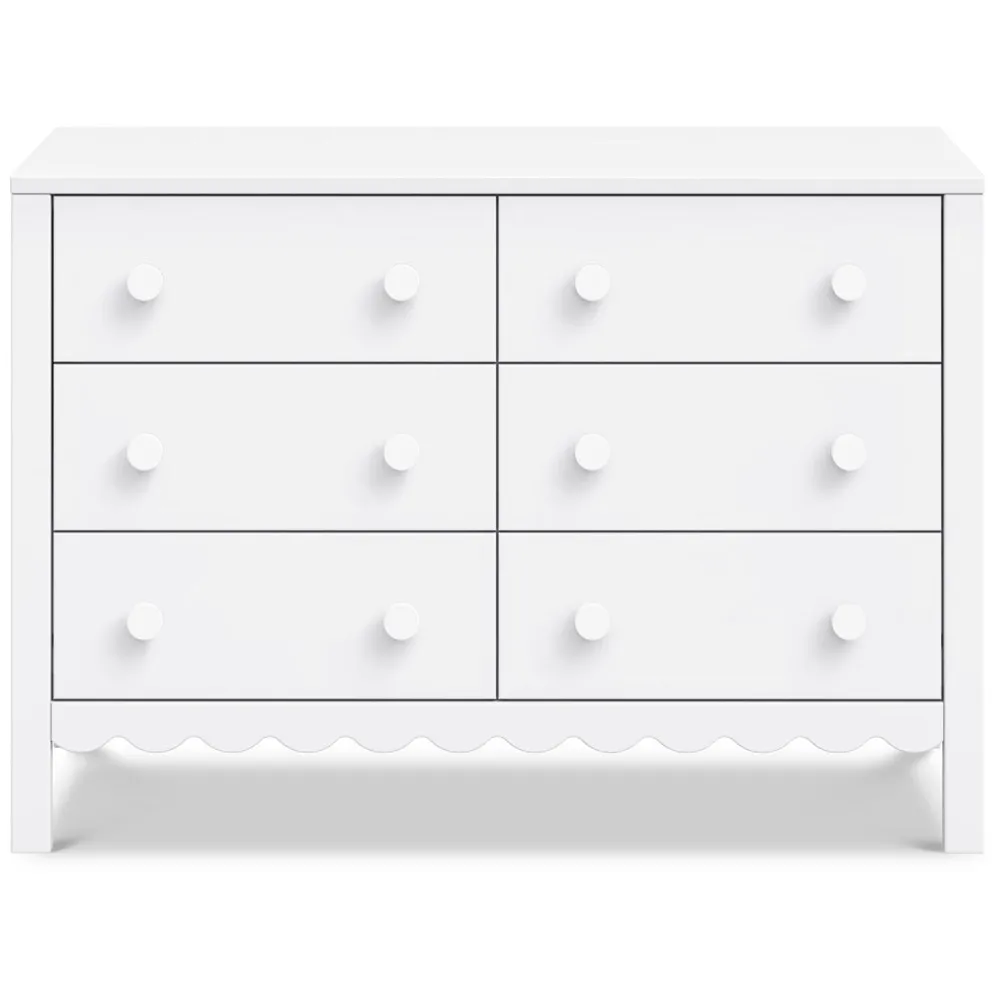 Sammy Scallop 6-Drawer Dresser