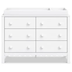 Sammy Scallop 6-Drawer Dresser