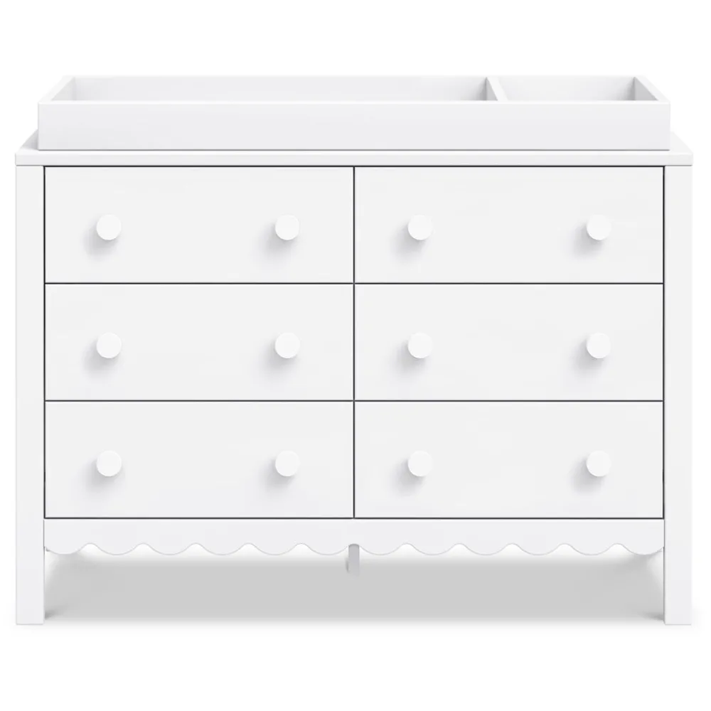 Sammy Scallop 6-Drawer Dresser