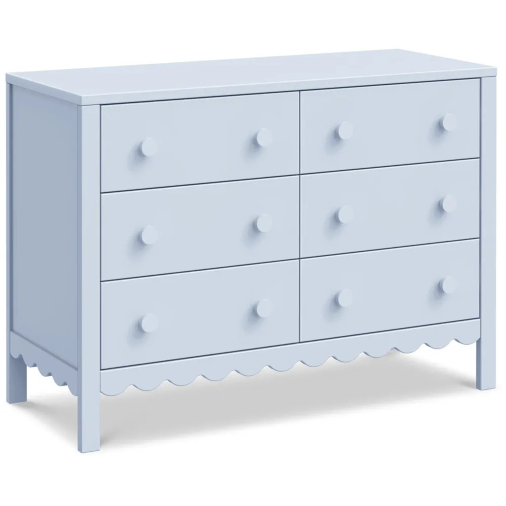 Sammy Scallop 6-Drawer Dresser