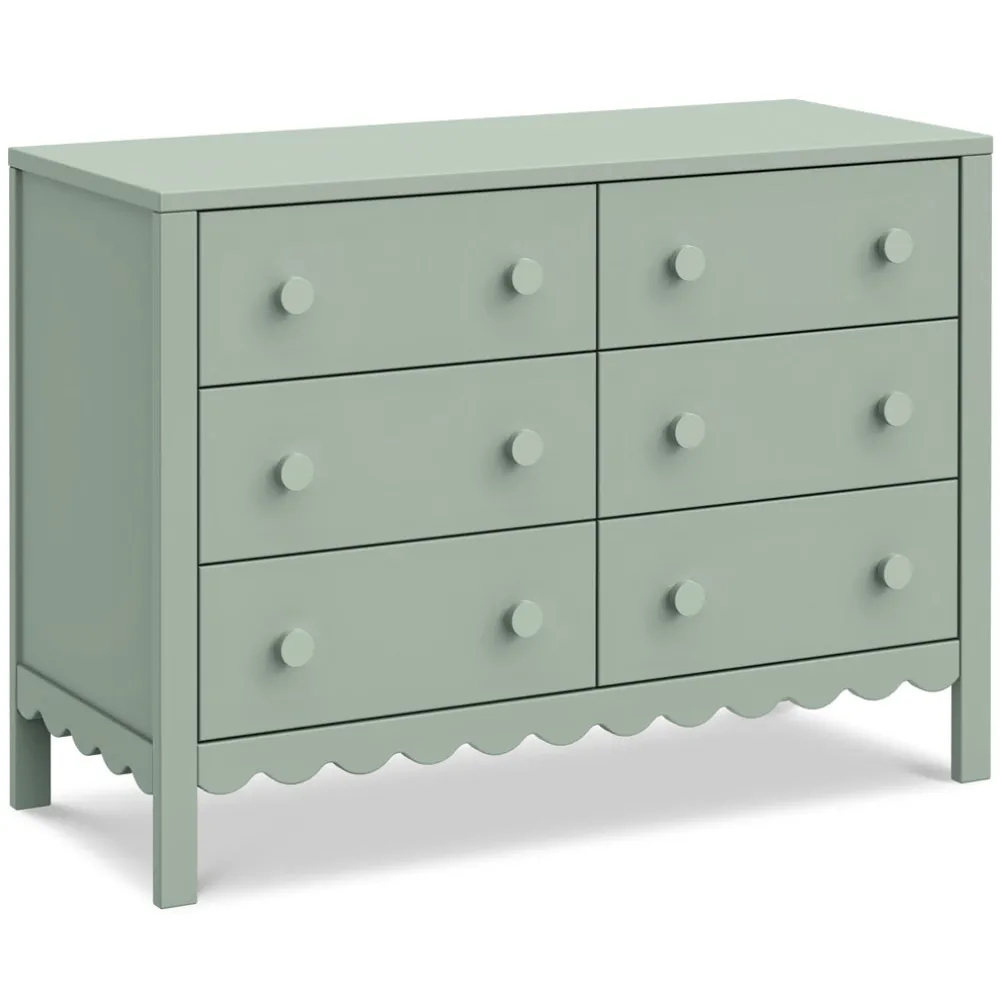 Sammy Scallop 6-Drawer Dresser