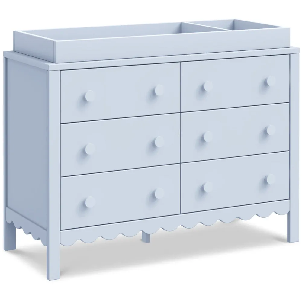 Sammy Scallop 6-Drawer Dresser