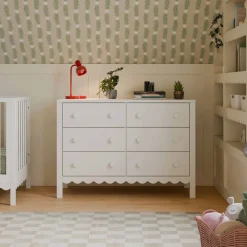 Sammy Scallop 6-Drawer Dresser