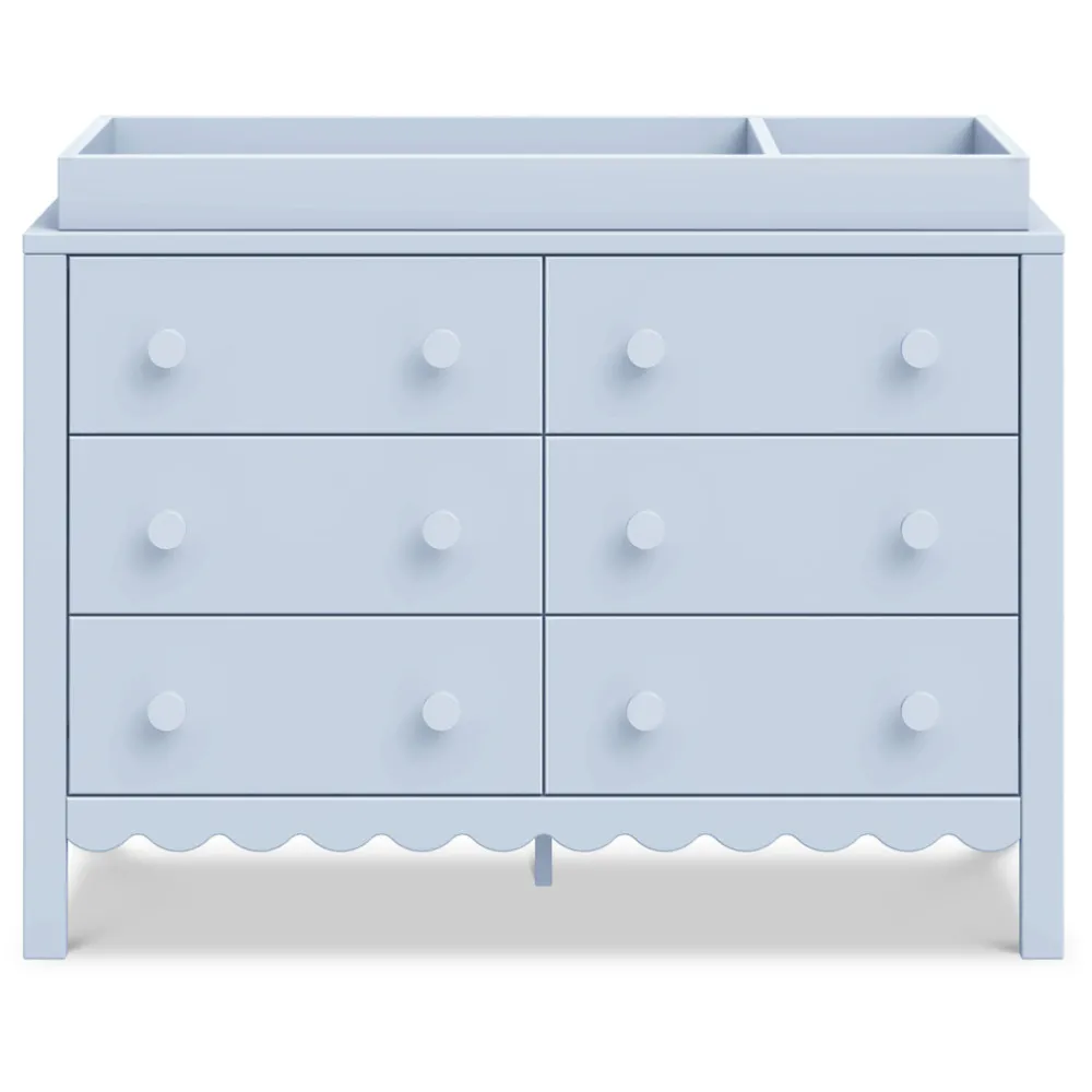 Sammy Scallop 6-Drawer Dresser