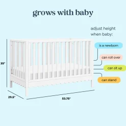 Sammy Scallop 4-in-1 Convertible Crib
