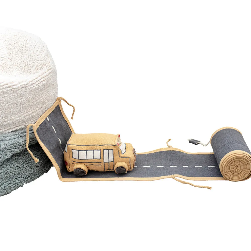 School Bus Ride & Roll Soft Toy