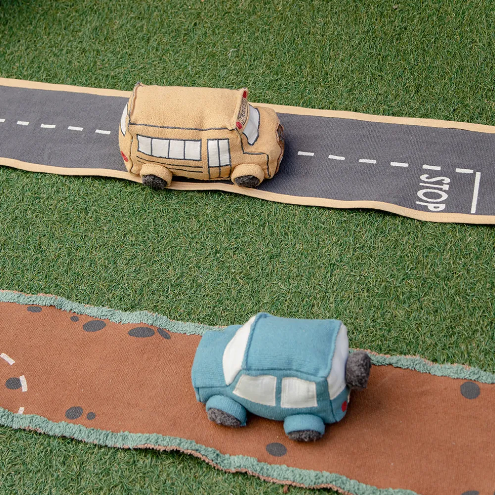 School Bus Ride & Roll Soft Toy