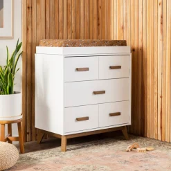 Scoot 3-Drawer Compact Changer Dresser with Removable Changing Tray (34