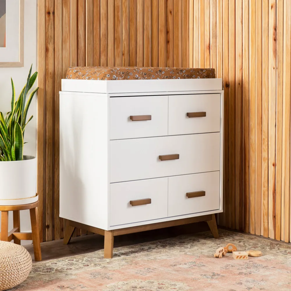 Scoot 3-Drawer Compact Changer Dresser with Removable Changing Tray (34")