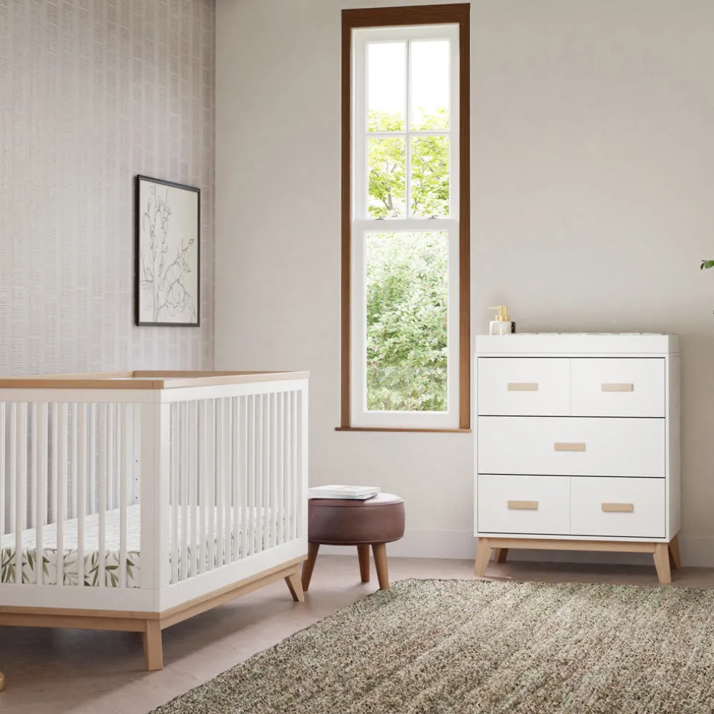 Scoot 3-Drawer Compact Changer Dresser with Removable Changing Tray (34")