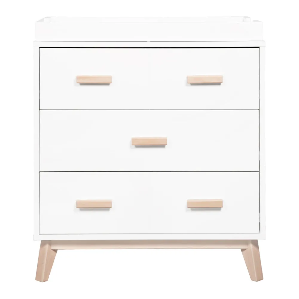 Scoot 3-Drawer Compact Changer Dresser with Removable Changing Tray (34")