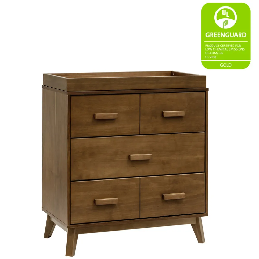 Scoot 3-Drawer Compact Changer Dresser with Removable Changing Tray (34")