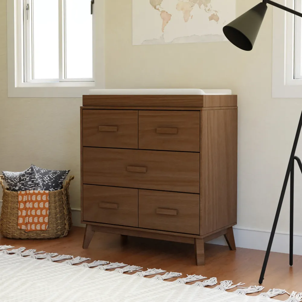 Scoot 3-Drawer Compact Changer Dresser with Removable Changing Tray (34")