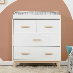 Scoot 3-Drawer Compact Changer Dresser with Removable Changing Tray (34