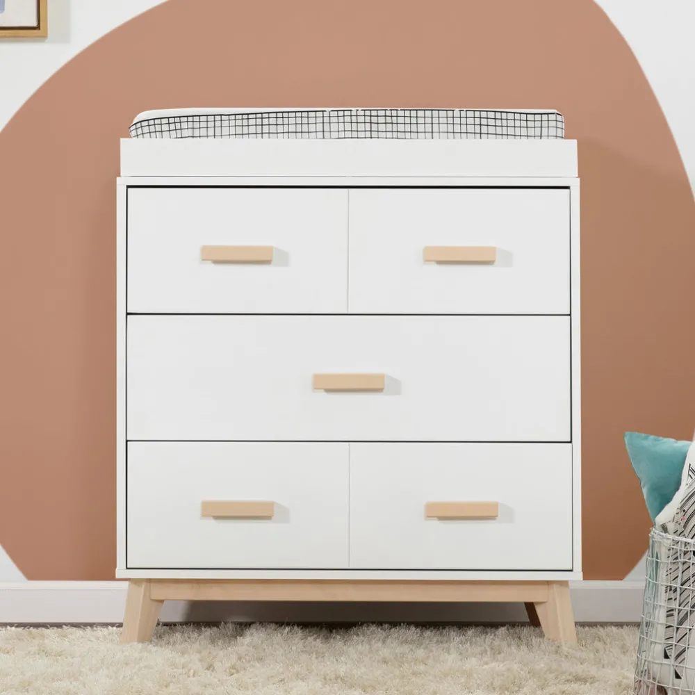Scoot 3-Drawer Compact Changer Dresser with Removable Changing Tray (34")