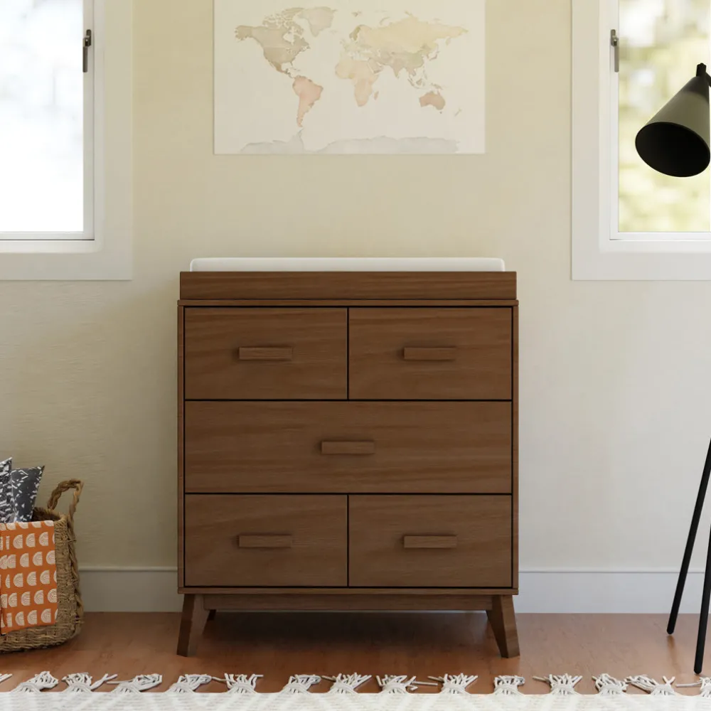Scoot 3-Drawer Compact Changer Dresser with Removable Changing Tray (34")