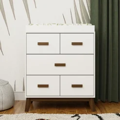 Scoot 3-Drawer Compact Changer Dresser with Removable Changing Tray (34