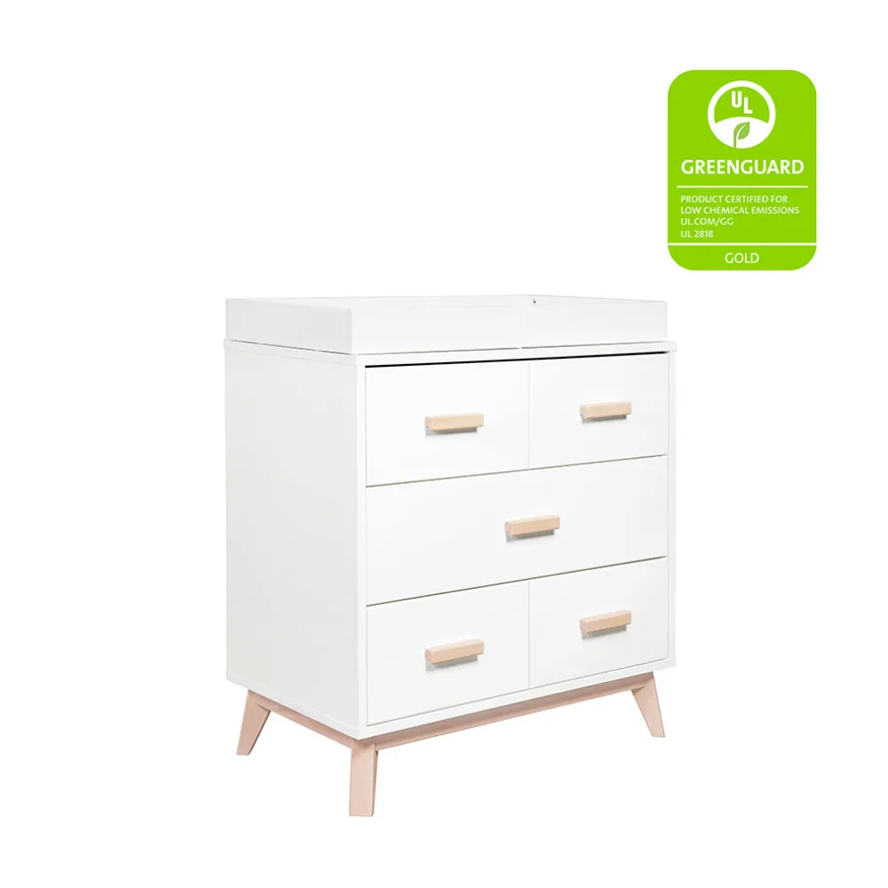 Scoot 3-Drawer Compact Changer Dresser with Removable Changing Tray (34")