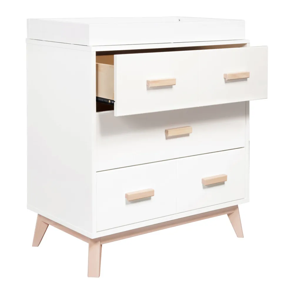 Scoot 3-Drawer Compact Changer Dresser with Removable Changing Tray (34")