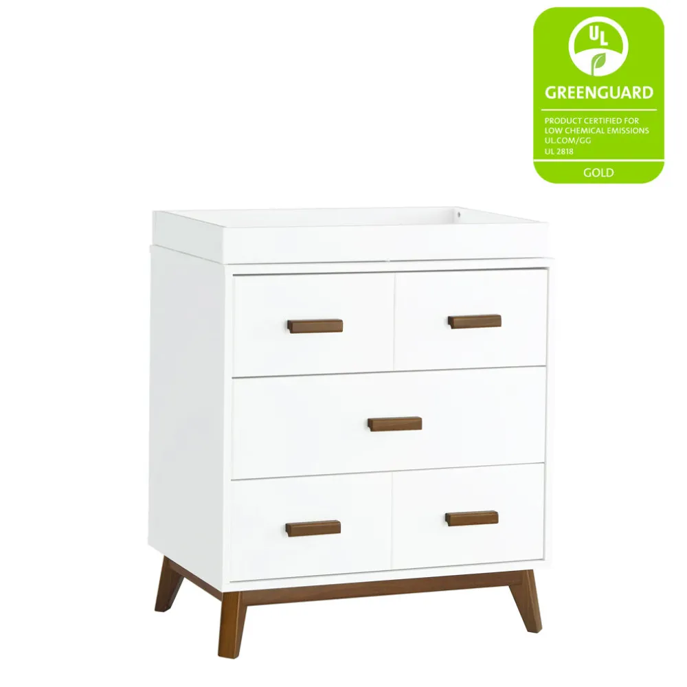Scoot 3-Drawer Compact Changer Dresser with Removable Changing Tray (34")