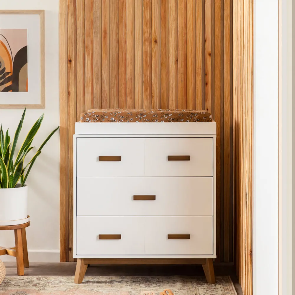 Scoot 3-Drawer Compact Changer Dresser with Removable Changing Tray (34")