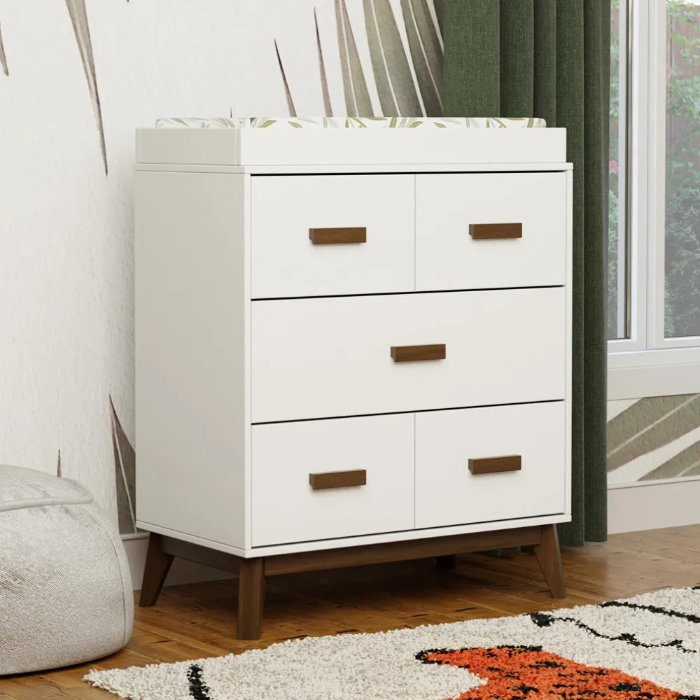 Scoot 3-Drawer Compact Changer Dresser with Removable Changing Tray (34")