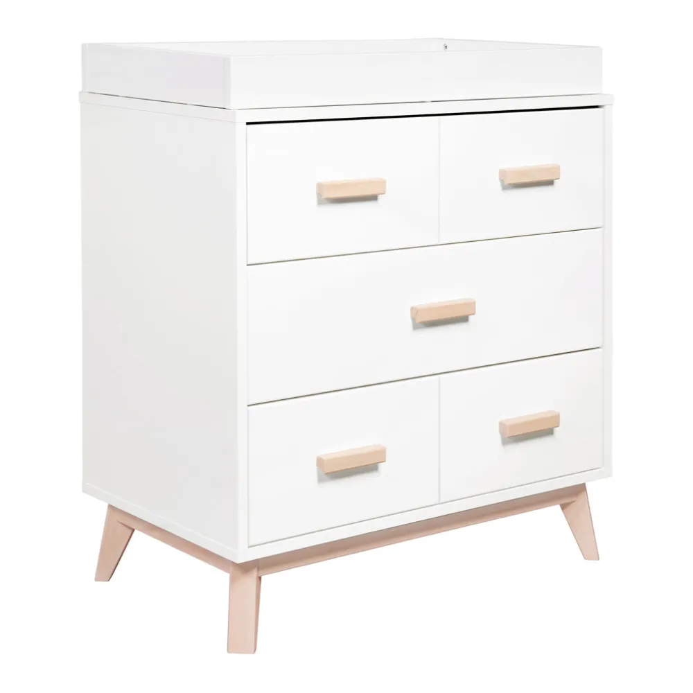 Scoot 3-Drawer Compact Changer Dresser with Removable Changing Tray (34")