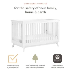 Scoot 3-in-1 Convertible Crib + Toddler Rail