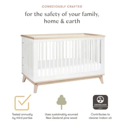 Scoot 3-in-1 Convertible Crib + Toddler Rail