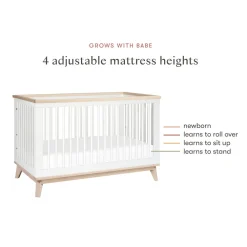 Scoot 3-in-1 Convertible Crib + Toddler Rail