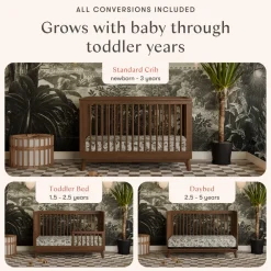 Scoot 3-in-1 Convertible Crib + Toddler Rail