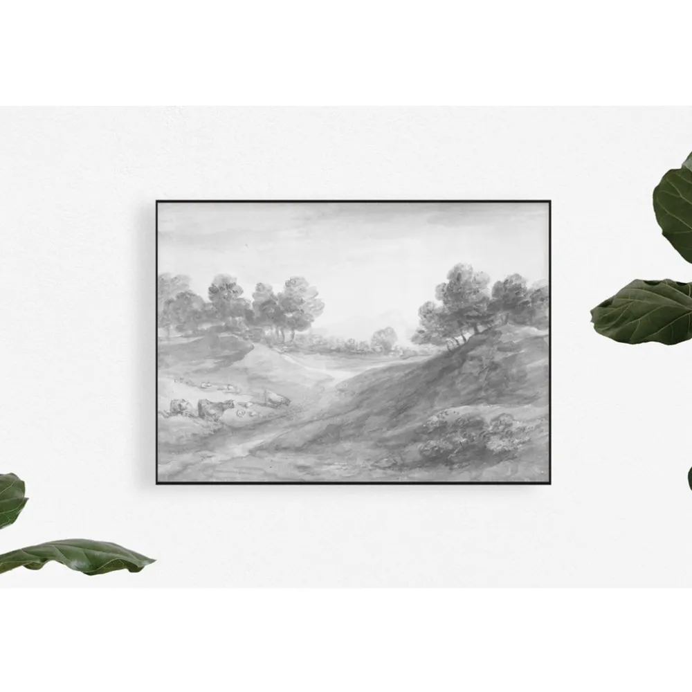 Shaded Landscape Mural
