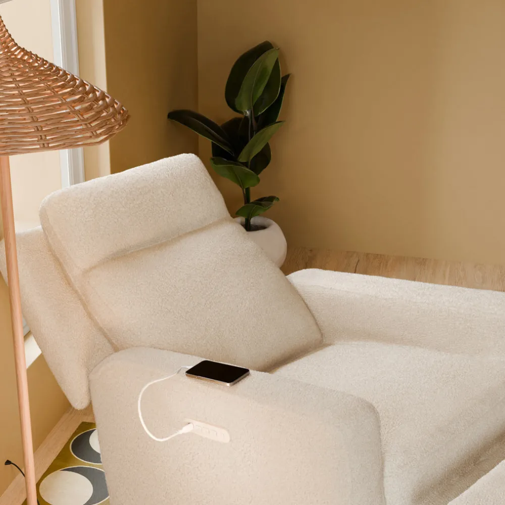 Sigi Pro Power Recliner & Swivel Glider with Power Adjustable Headrest & Lumbar Support