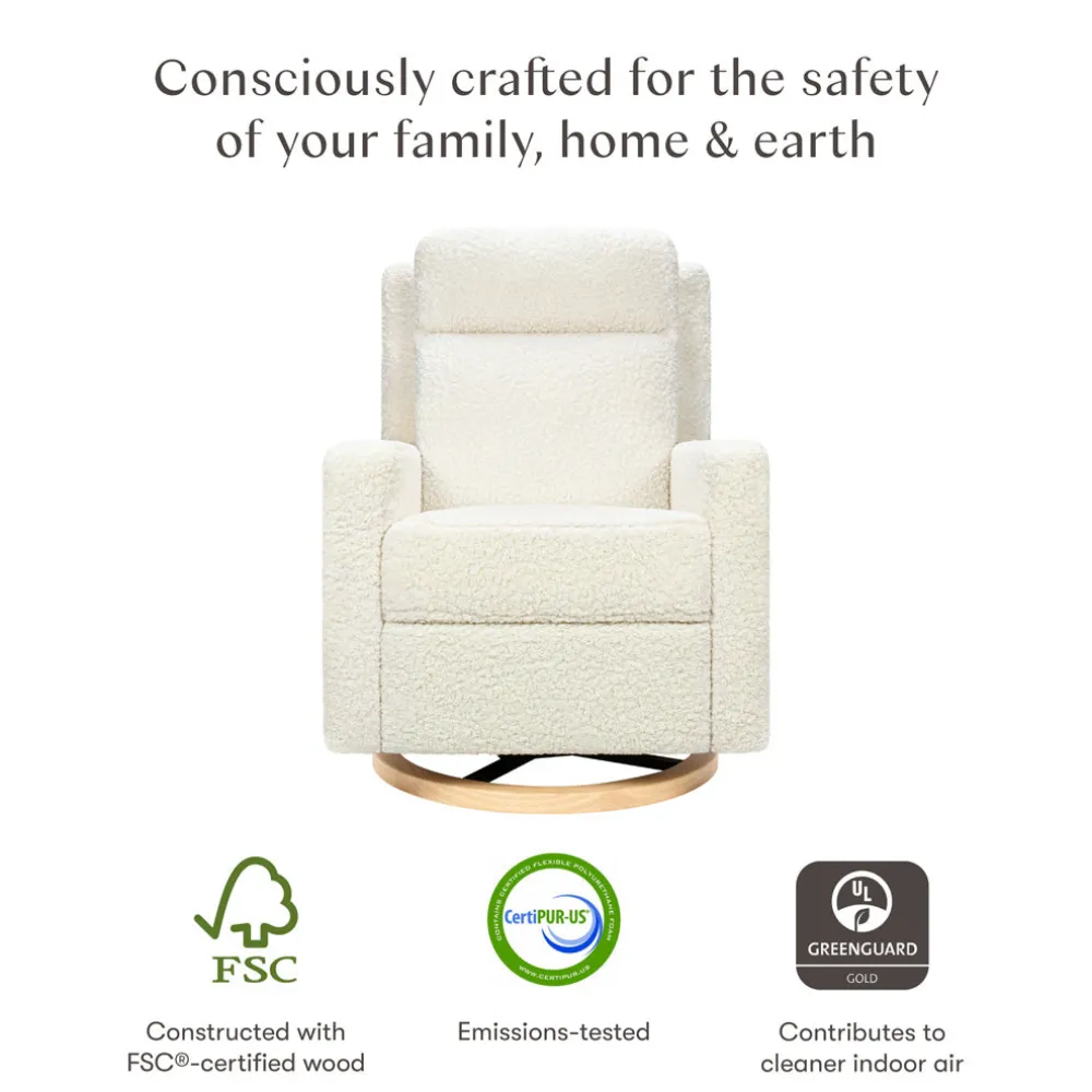 Sigi Pro Power Recliner & Swivel Glider with Power Adjustable Headrest & Lumbar Support