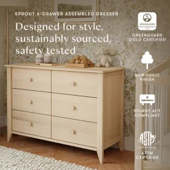 Sprout 6-Drawer Double Dresser