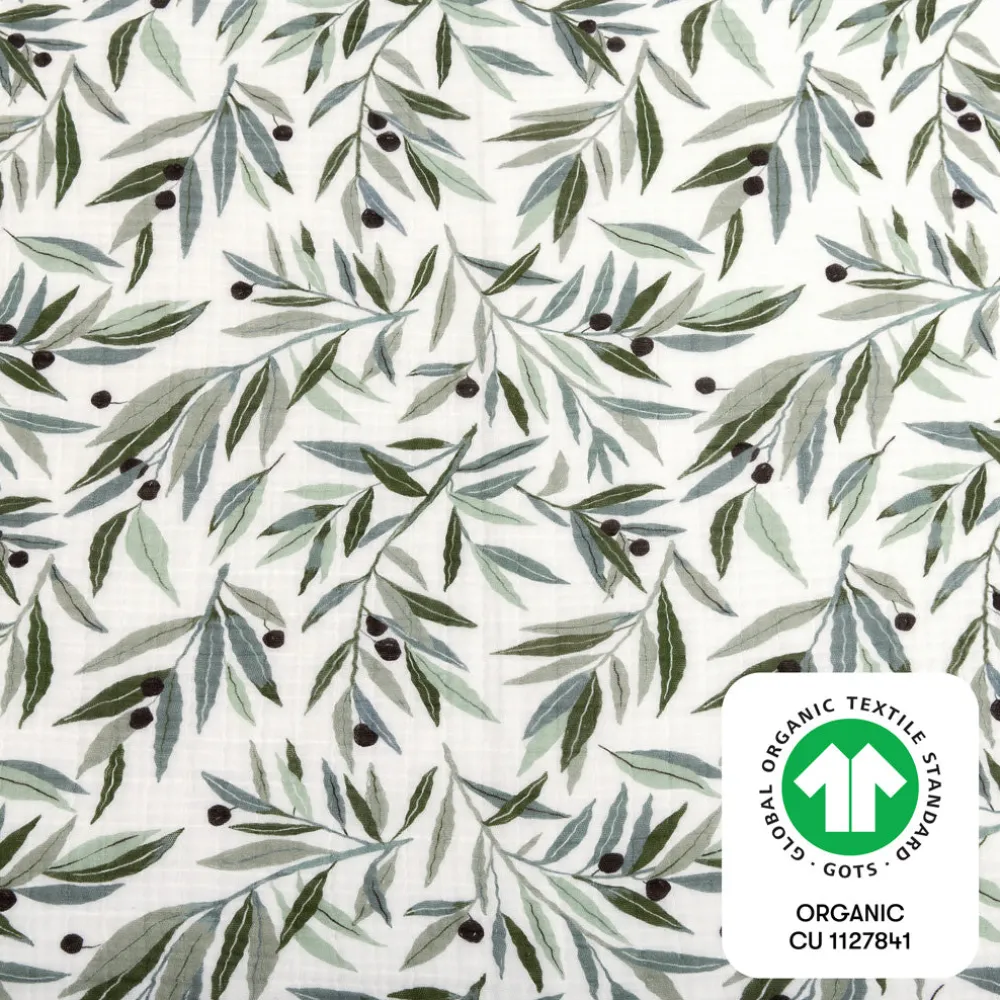 Swaddle In GOTS Certified Organic Muslin Cotton