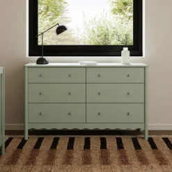 Swell 6-Drawer Assembled Dresser