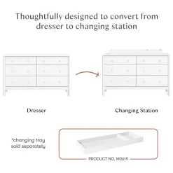 Swell 6-Drawer Assembled Dresser