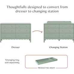 Swell 6-Drawer Assembled Dresser