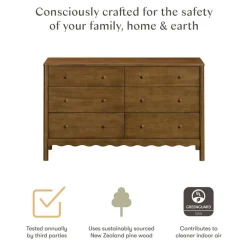 Swell 6-Drawer Assembled Dresser